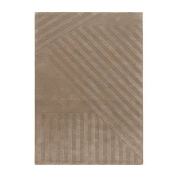 Levels Stripes ullmatta - Mullvad, 170x240 cm - NJRD