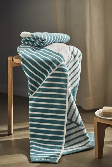 Stripes handduk 50x70 cm Special Edition 2022 - Turkos - NJRD