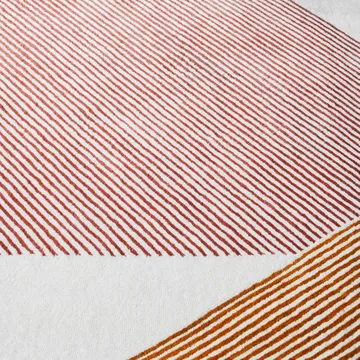 Stripes ullmatta rosa - 200x300 cm - NJRD