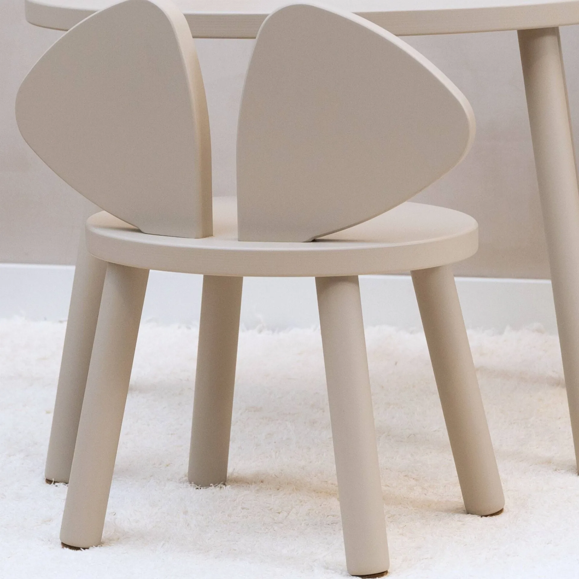 Mouse Chair barnstol, Beige Nofred