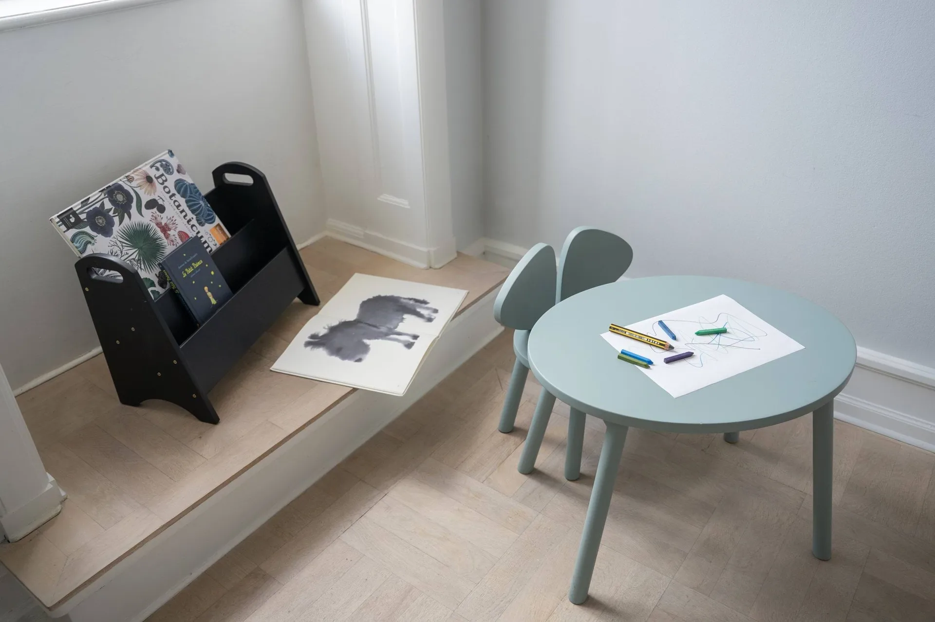 Mouse Chair barnstol, Olive green Nofred
