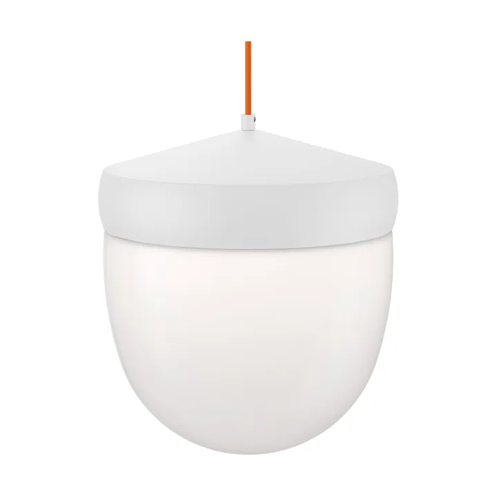 Pan pendel frostad 30 cm - Vit-orange - Noon