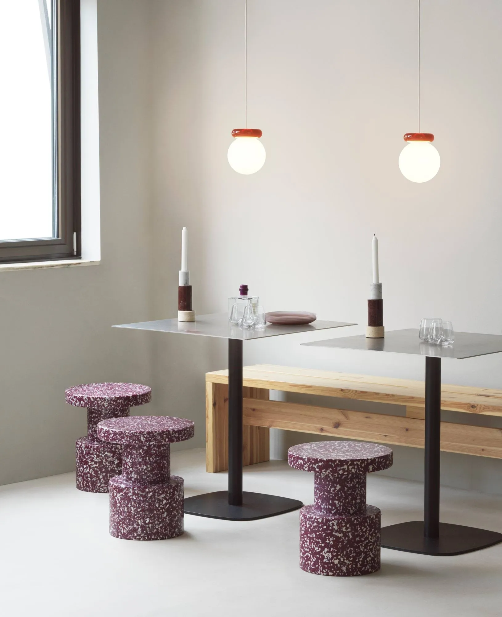 Bit pall, Burgundy Normann Copenhagen