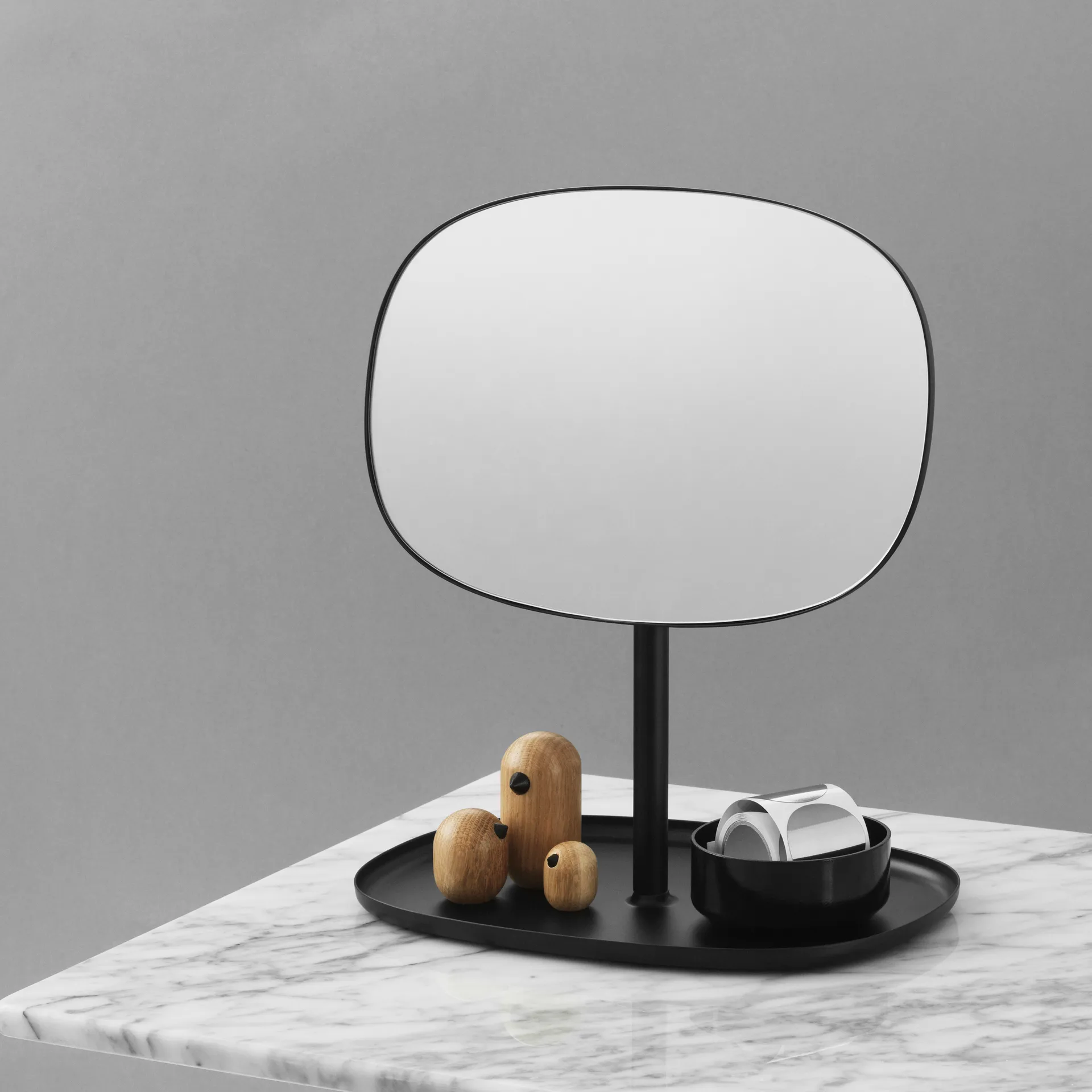 Flip spegel, svart Normann Copenhagen