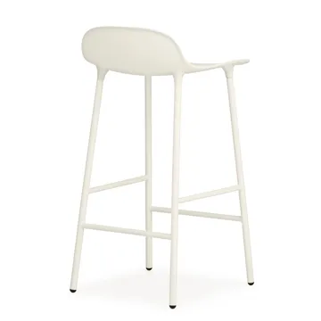 Form Chair barstol metallben - vit - Normann Copenhagen