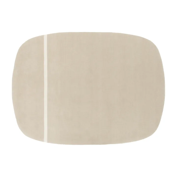 Oona matta 175x240 cm - Sand - Normann Copenhagen