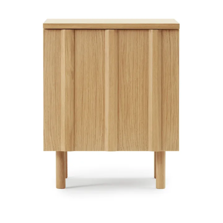 Rib sängbord - Oak, 52x42x40 cm - Normann Copenhagen