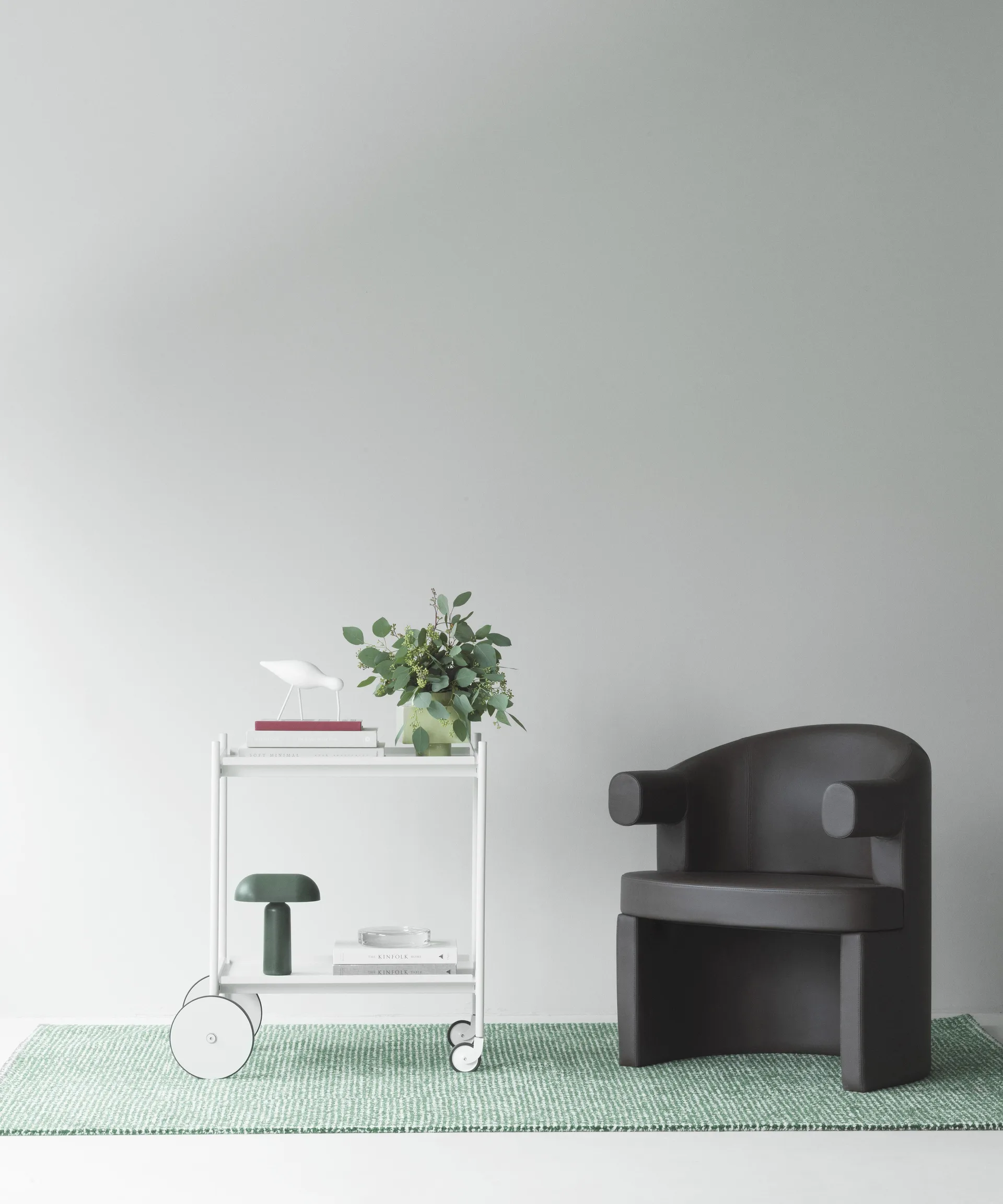 Rul serveringsvagn, Ljusgrå Normann Copenhagen
