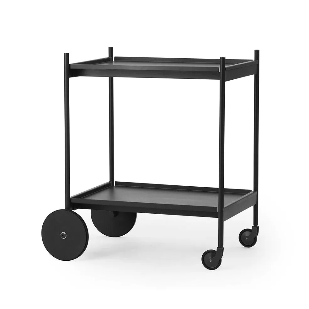 Rul serveringsvagn, Svart Normann Copenhagen