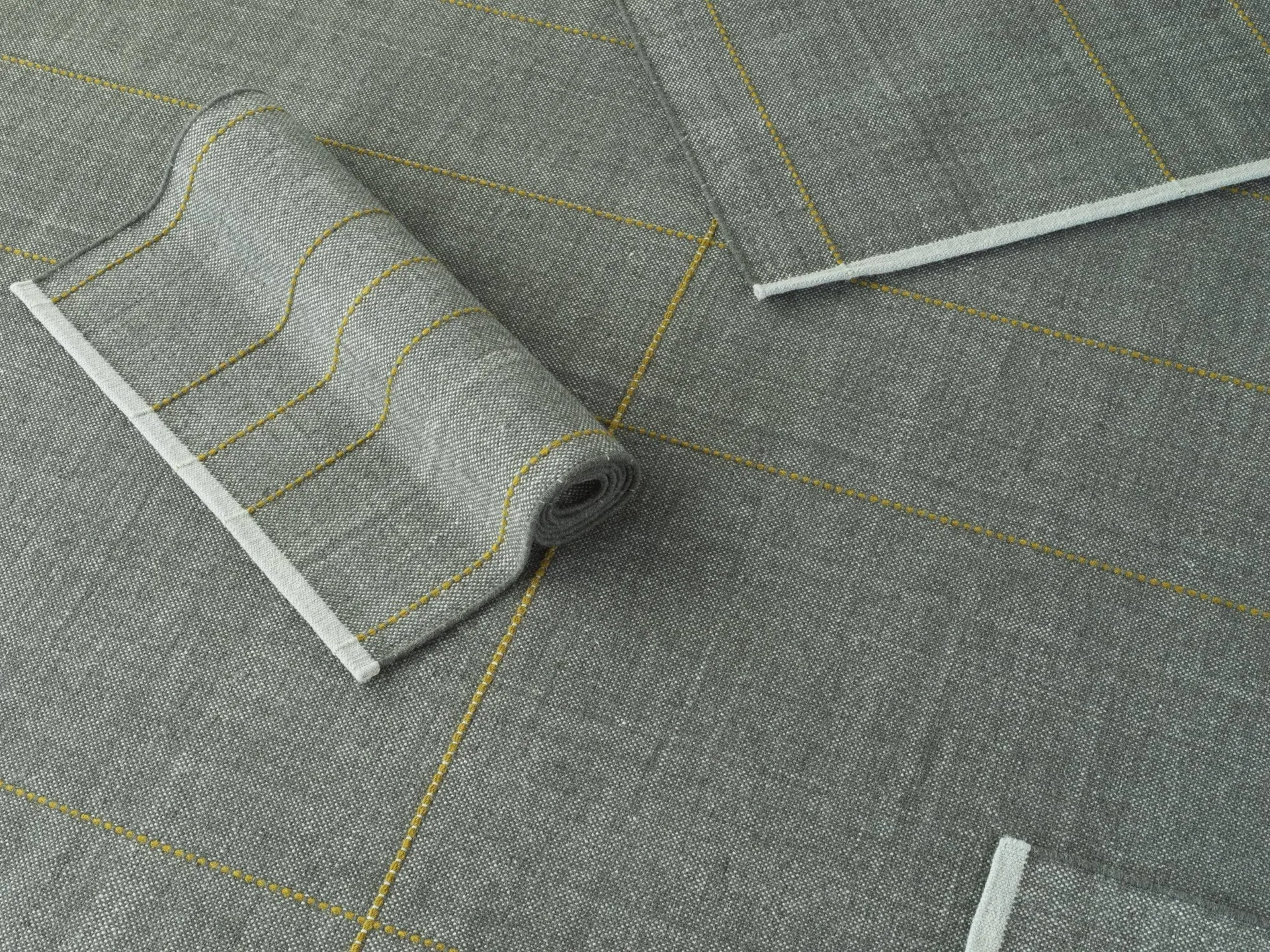 Seam matta, Blue tones, 170x240 cm Normann Copenhagen
