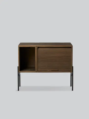Hifive skåp med jalusidörr - Ek rökt - Northern
