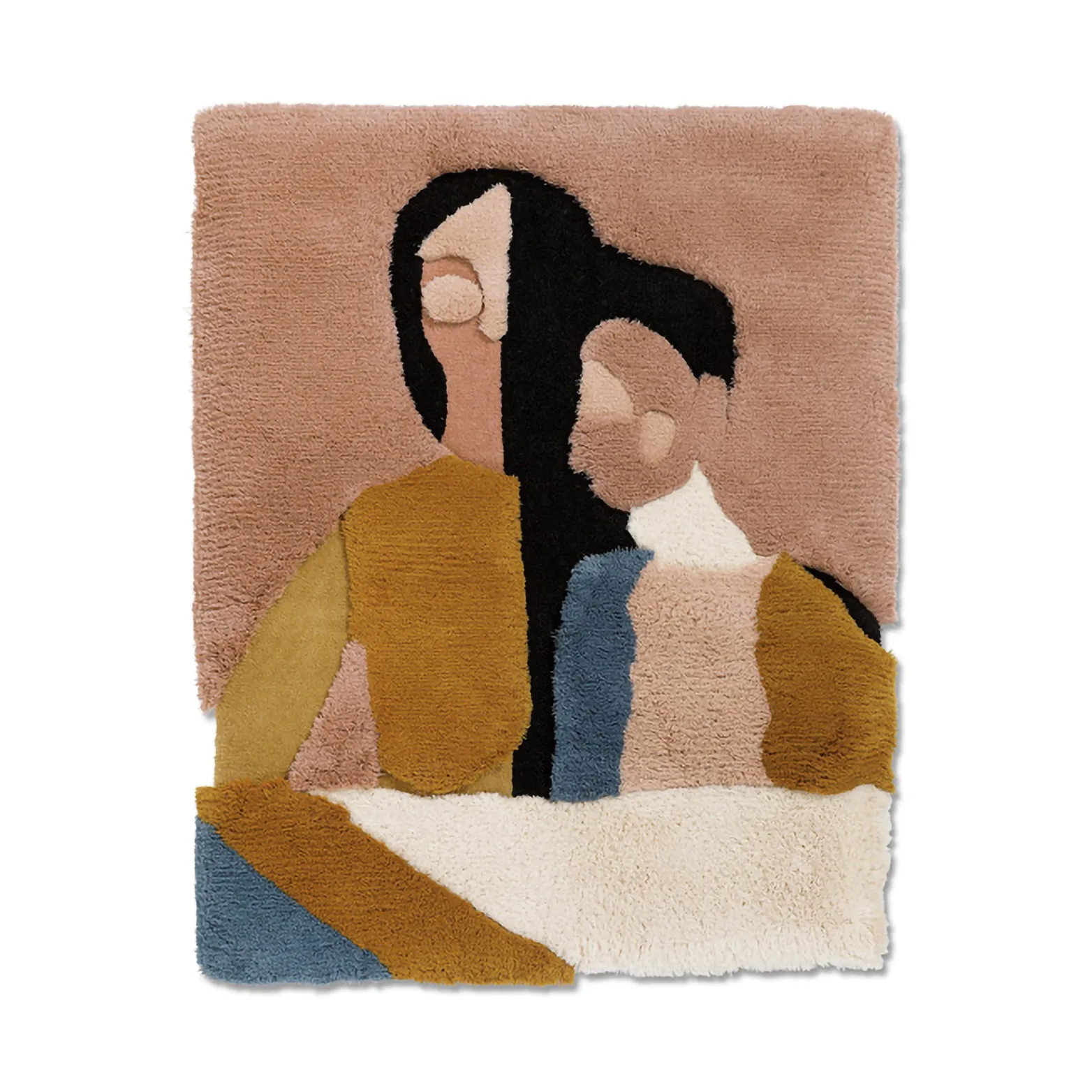 Cutting Edges Sisters at the same table ullmatta, 104x130 cm Ogeborg