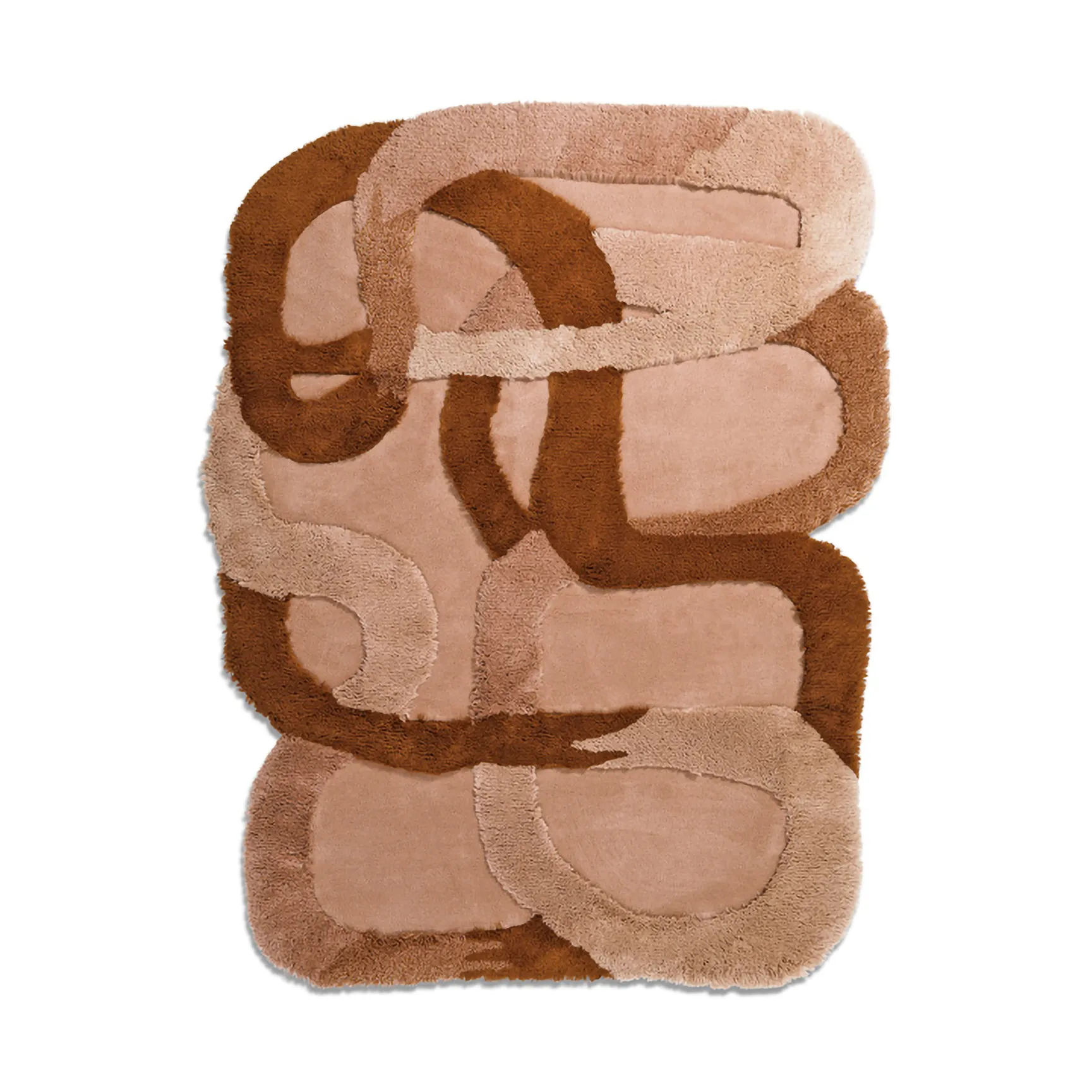 The Tangles ullmatta, Blushing, 100x133 cm Ogeborg