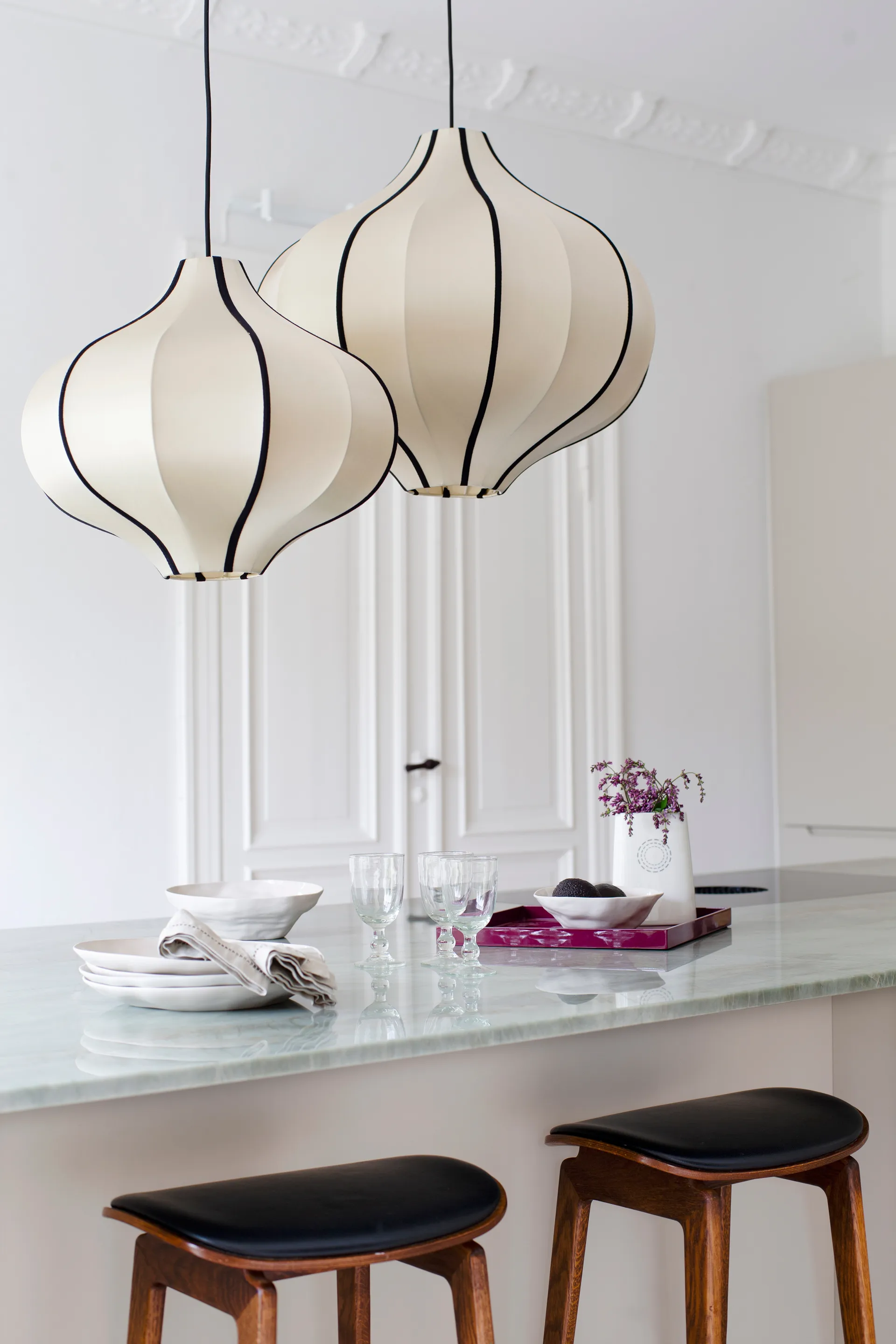 Indochina Classic Onion L lampskärm, Kit-black Oi Soi Oi