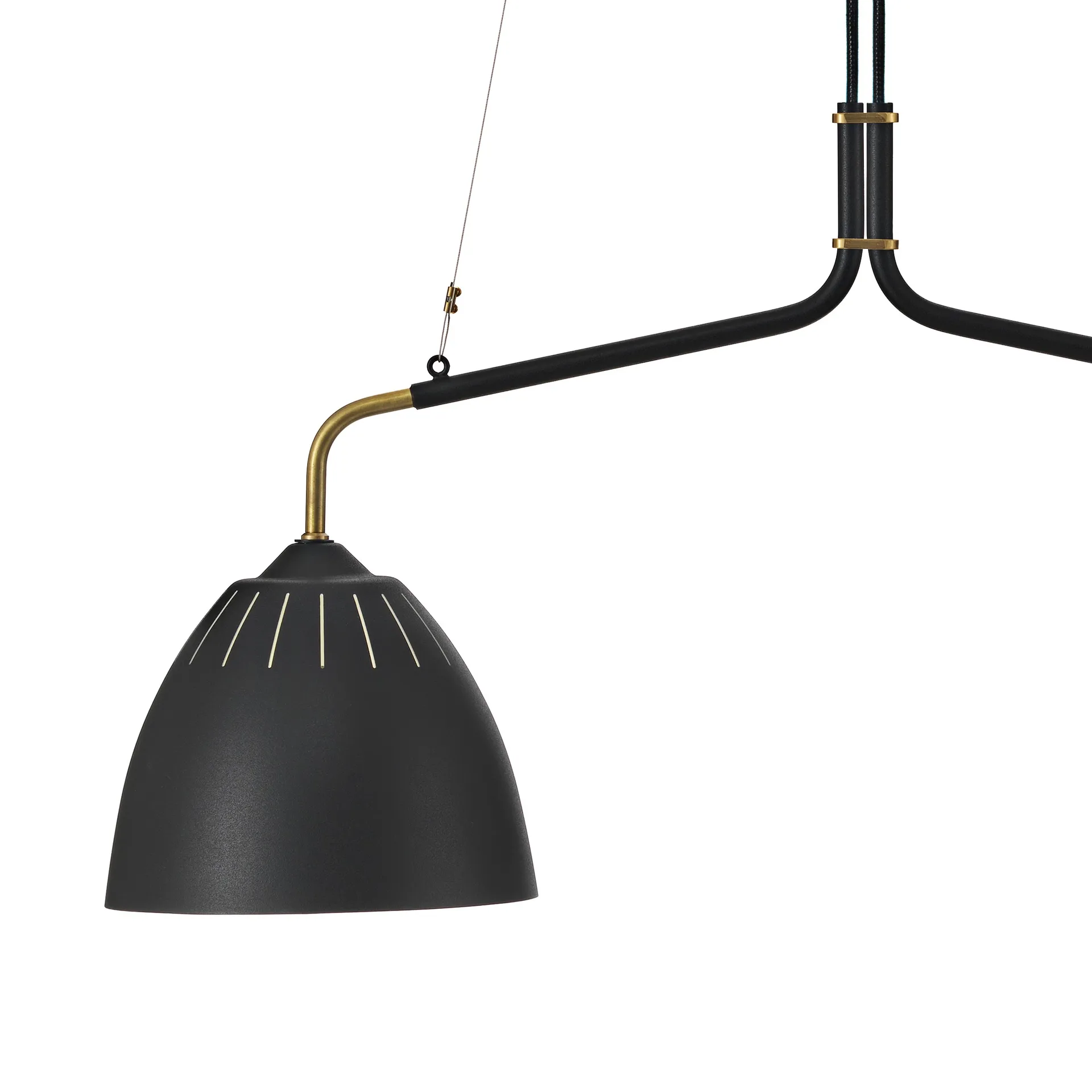 Lean taklampa, svart Örsjö Belysning