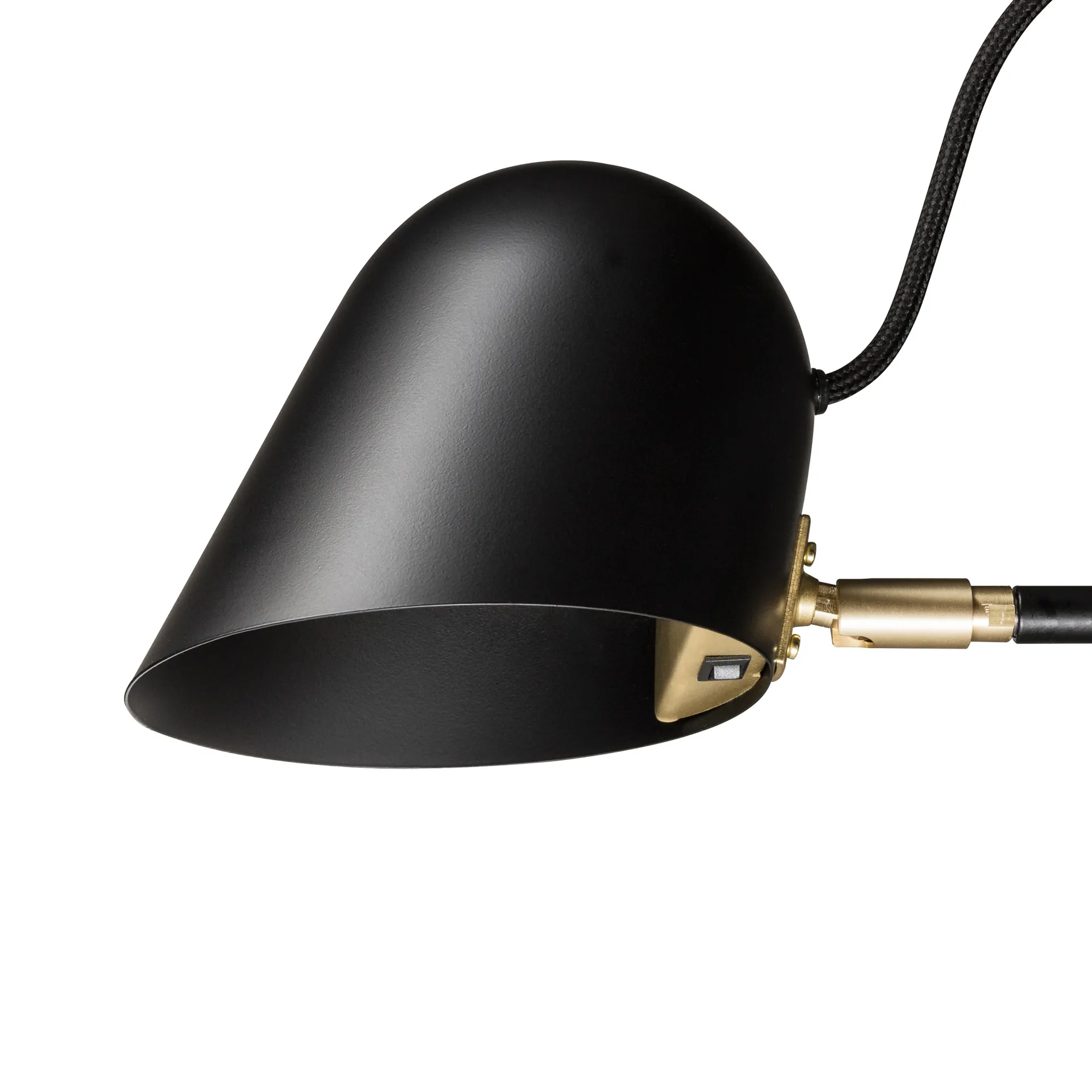 Streck vägglampa, svart, kopplingshus Örsjö Belysning