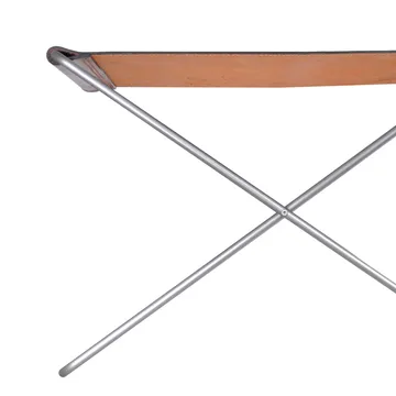 OX Stool pall - Läder cognac, rostfritt stål - OX Denmarq