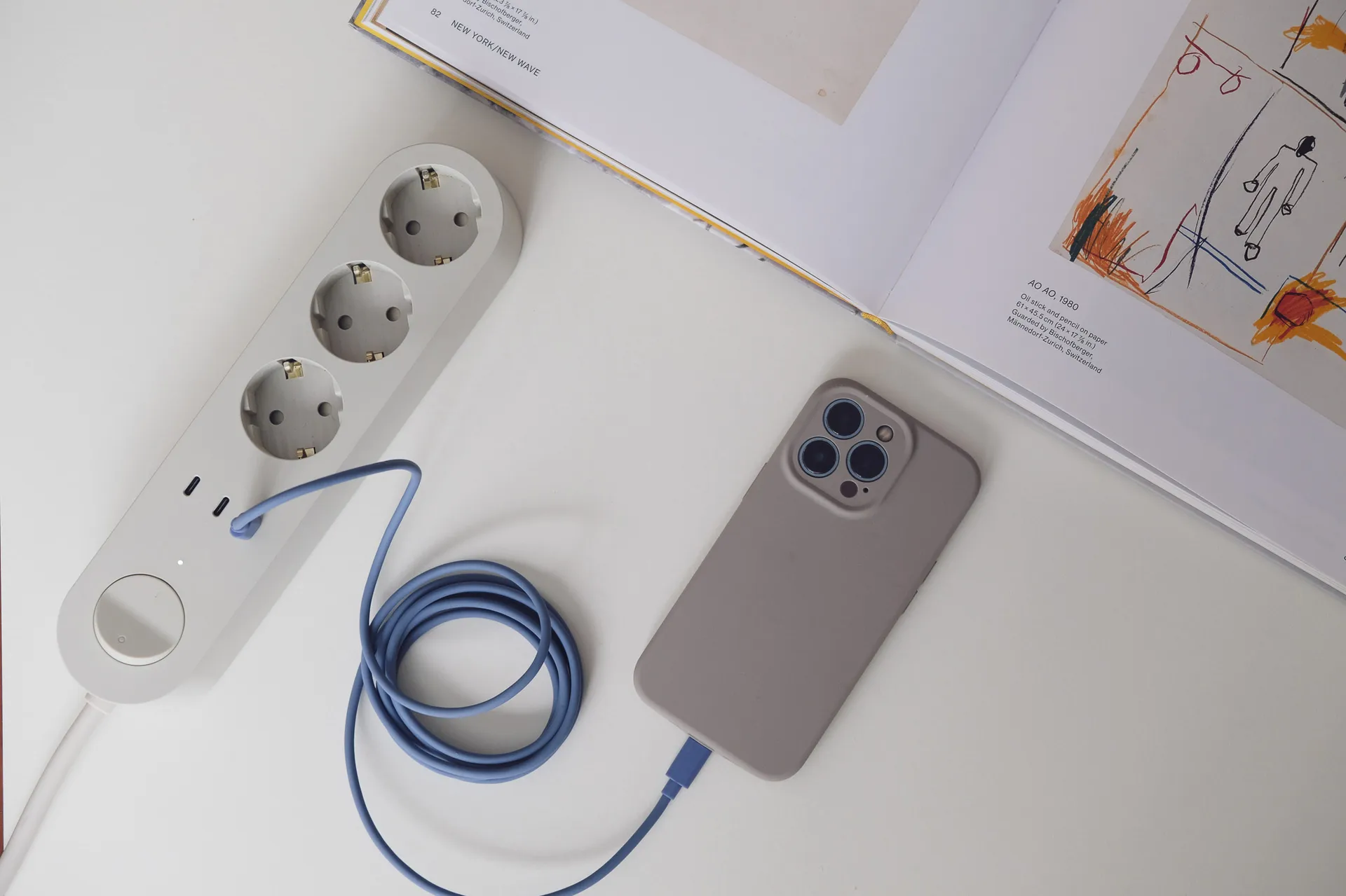 Alma Power Bar grenuttag, Sandhamn beige Palette