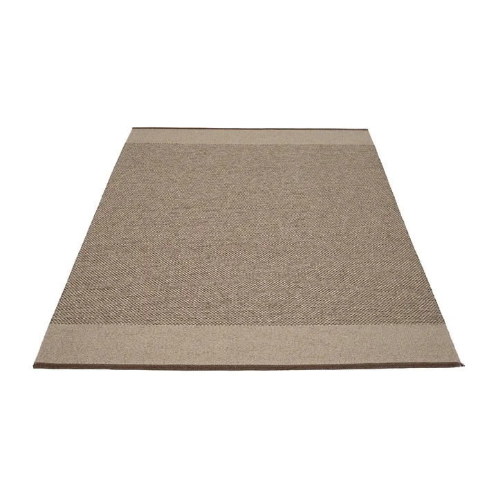 Edit plastmatta 140x200 cm - Dark Brown - Pappelina