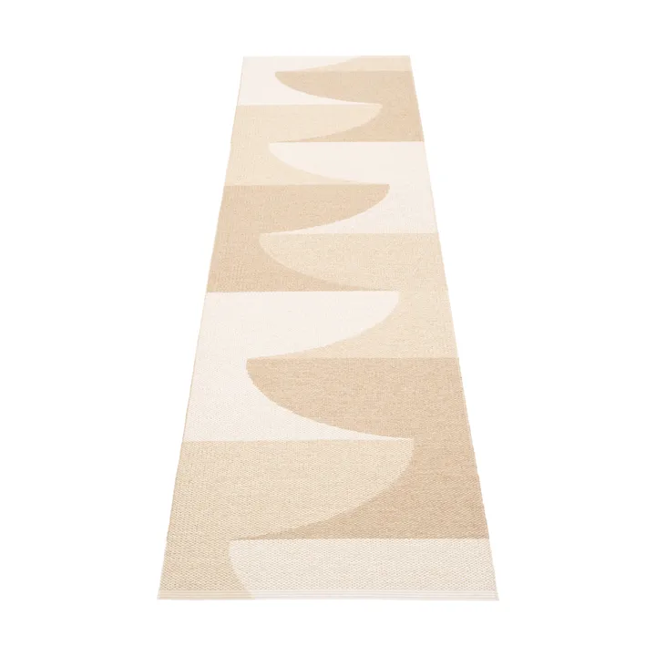 Hill matta - Vanilla-beige-cream 270x70 cm - Pappelina