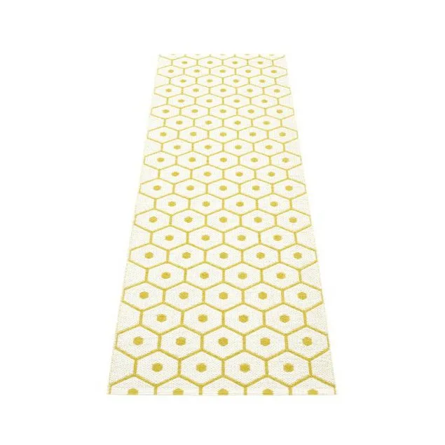Honey gångmatta mustard/vanilla, 70x100 cm Pappelina