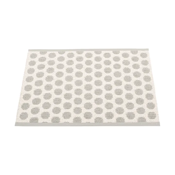 Noa gångmatta - Warm grey/grey stripes, 70x50 cm - Pappelina