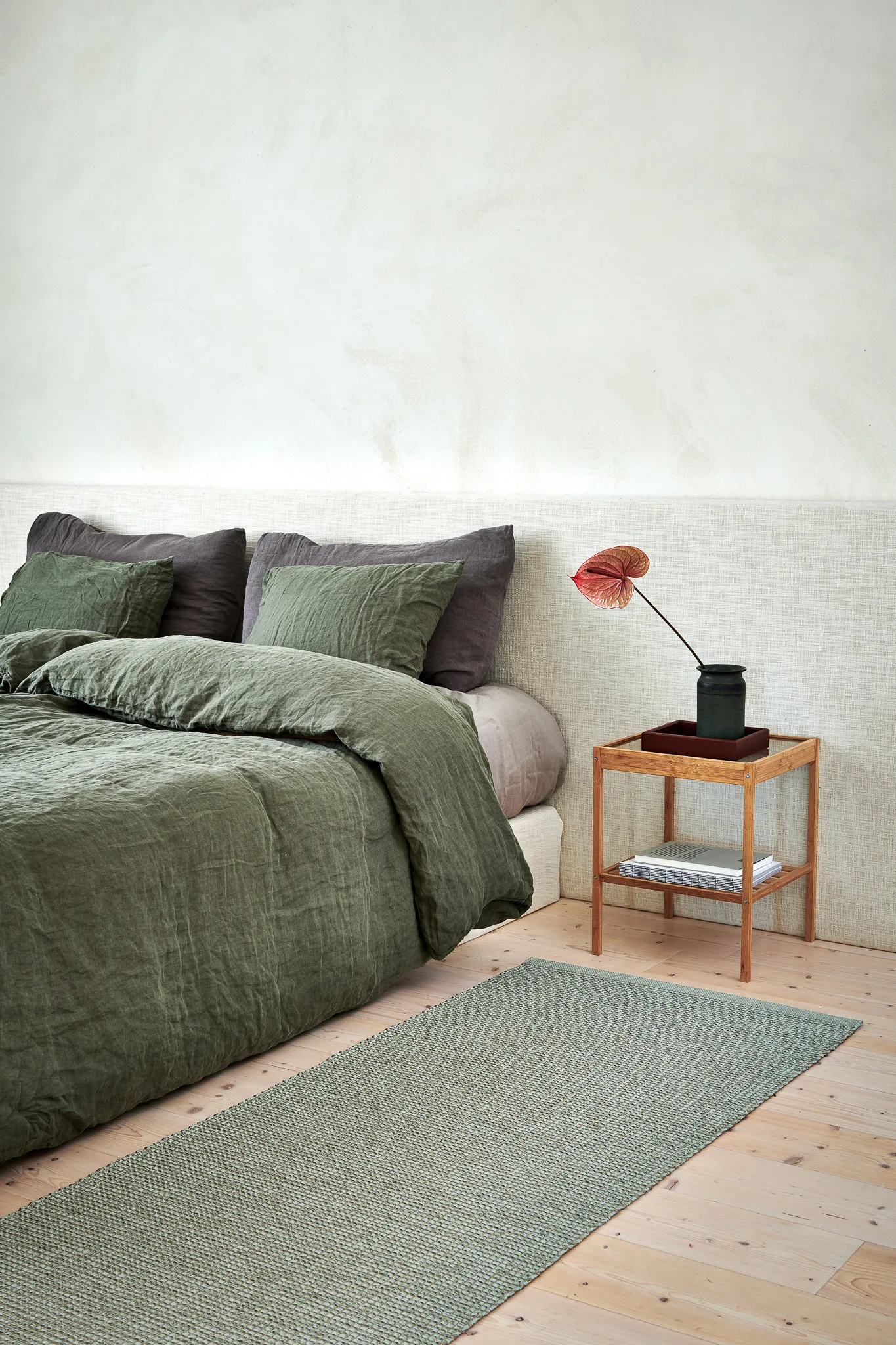 Sam matta, Black-walnut, 70x225 cm Pappelina