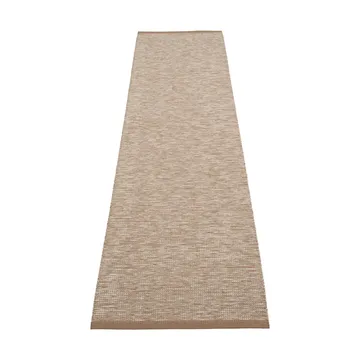 Sam matta - Brown-linen, 70x300 cm - Pappelina