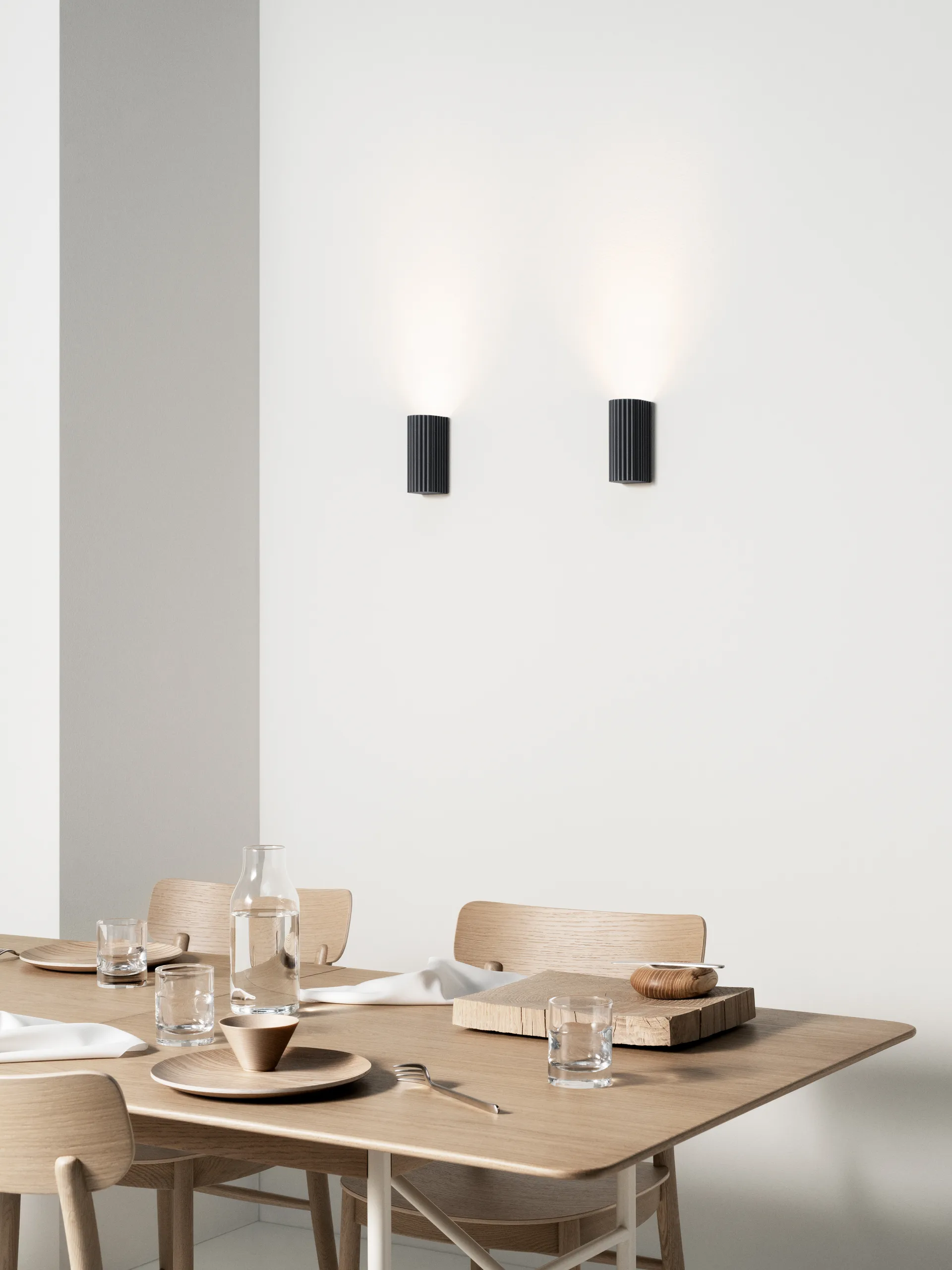 Donna 15 vägglampa, Chestnut Pholc