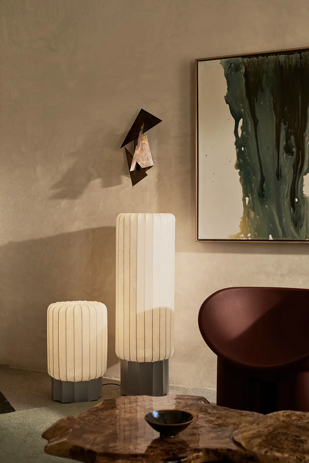 One Meter golvlampa, White Pholc