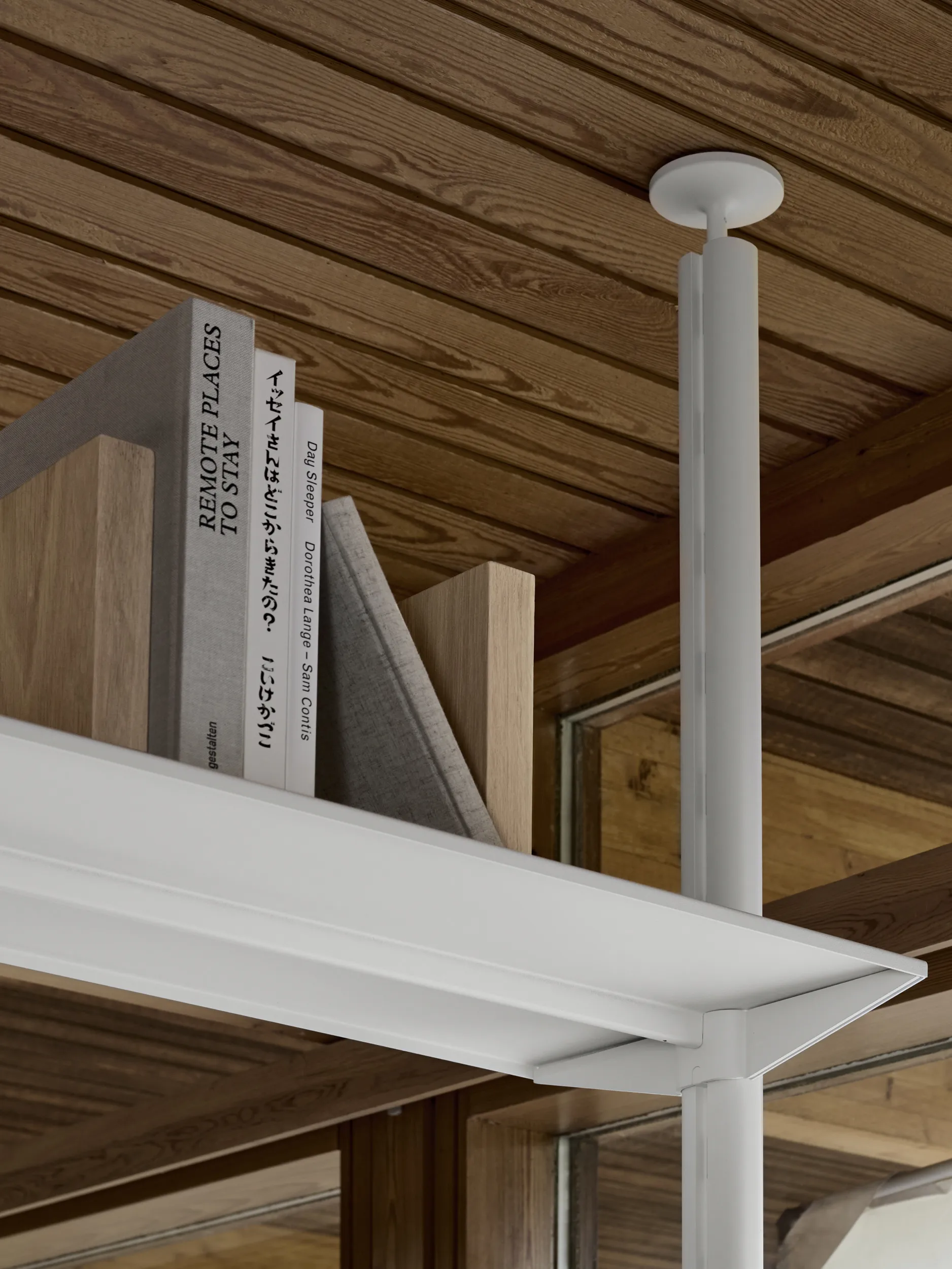 Pira G2 hyllsystem F C B White/Oak 240-247 cm Pira