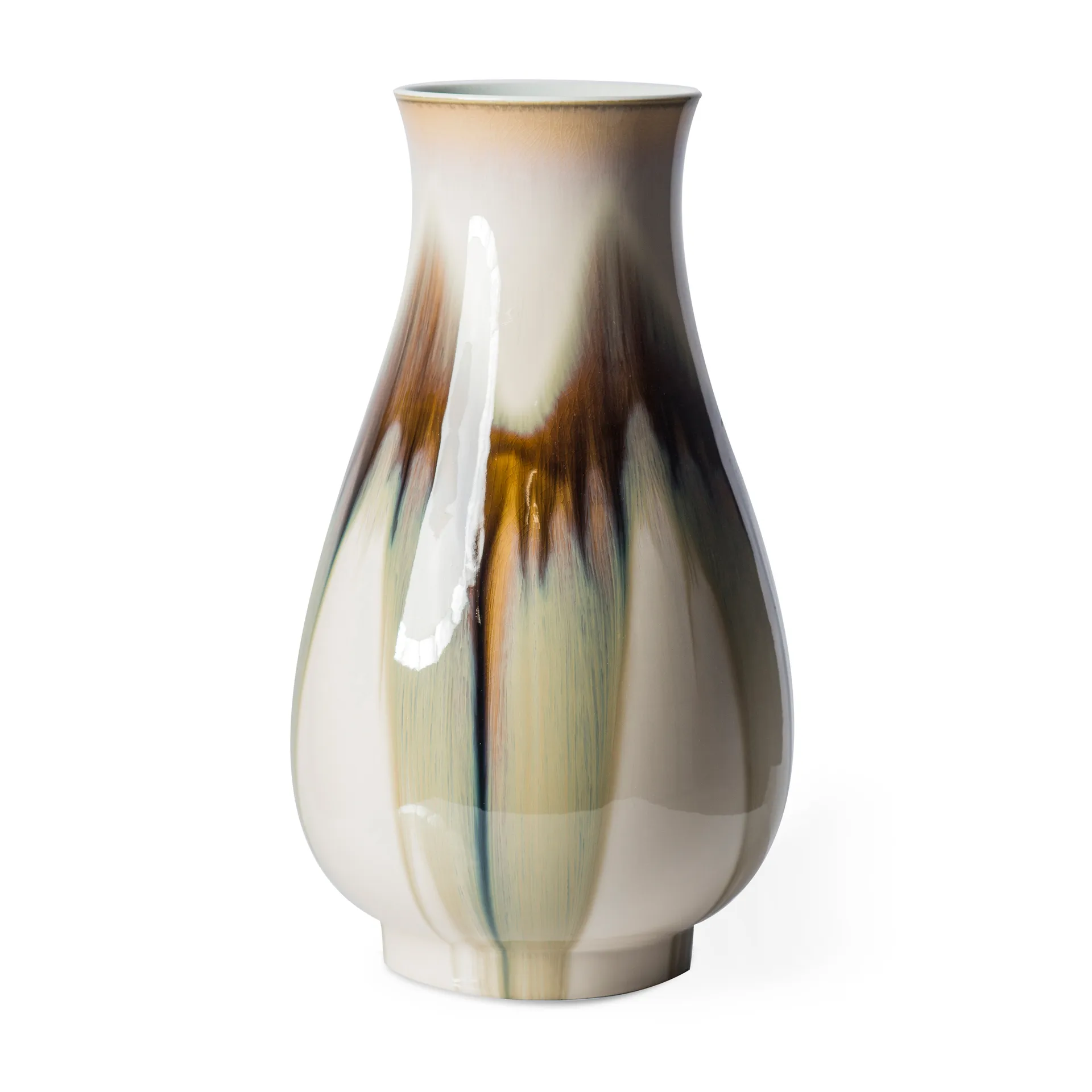 Crazy Perry vas M 55,5 cm, Beige-brun POLSPOTTEN