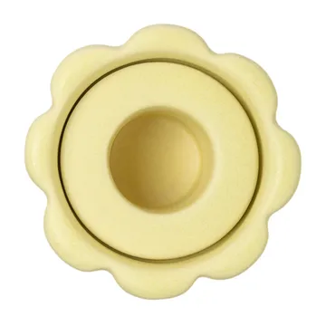 Birgit vas/ljuslykta 17 cm - Pale Yellow - PotteryJo