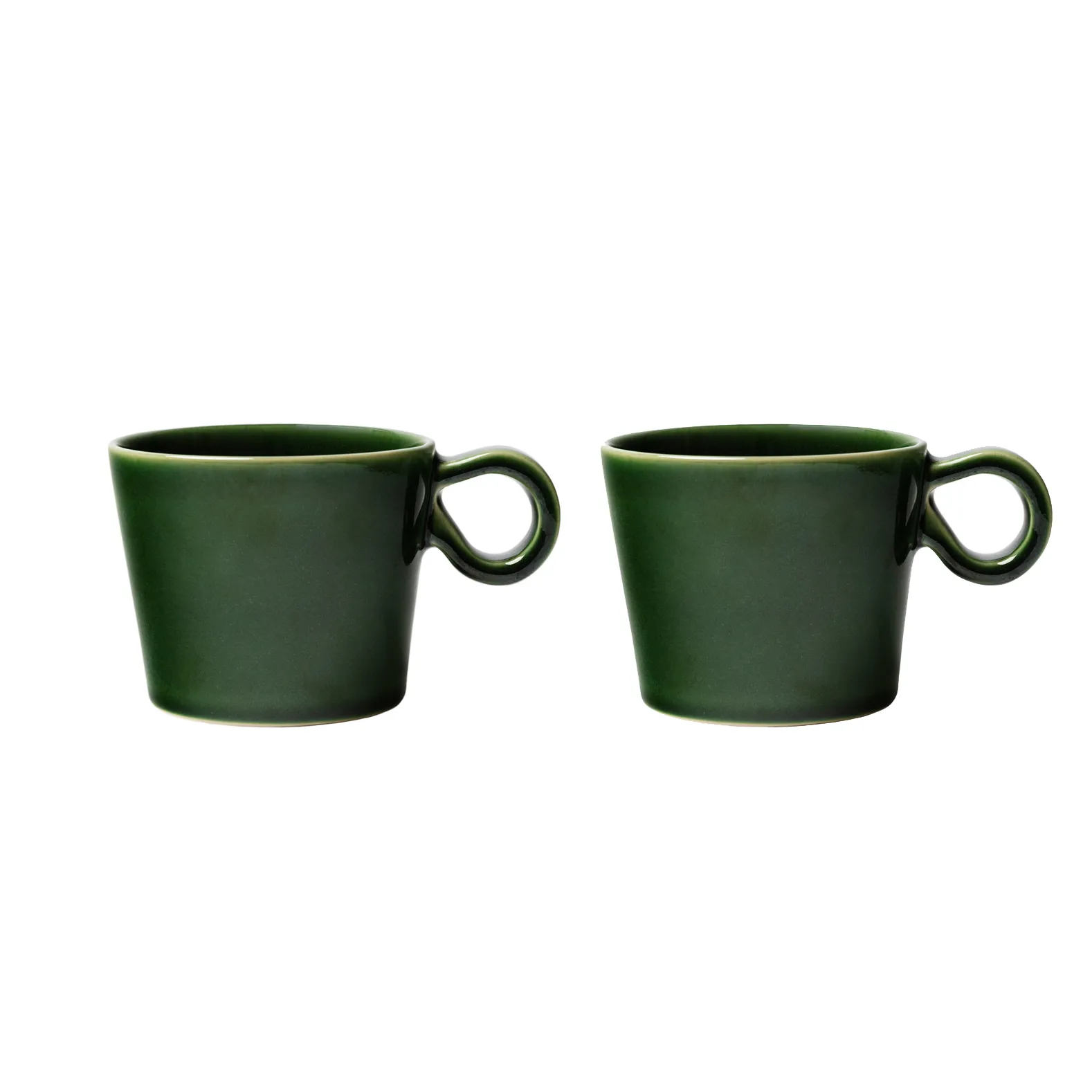 Daria kopp med handtag 2-pack, Moss PotteryJo