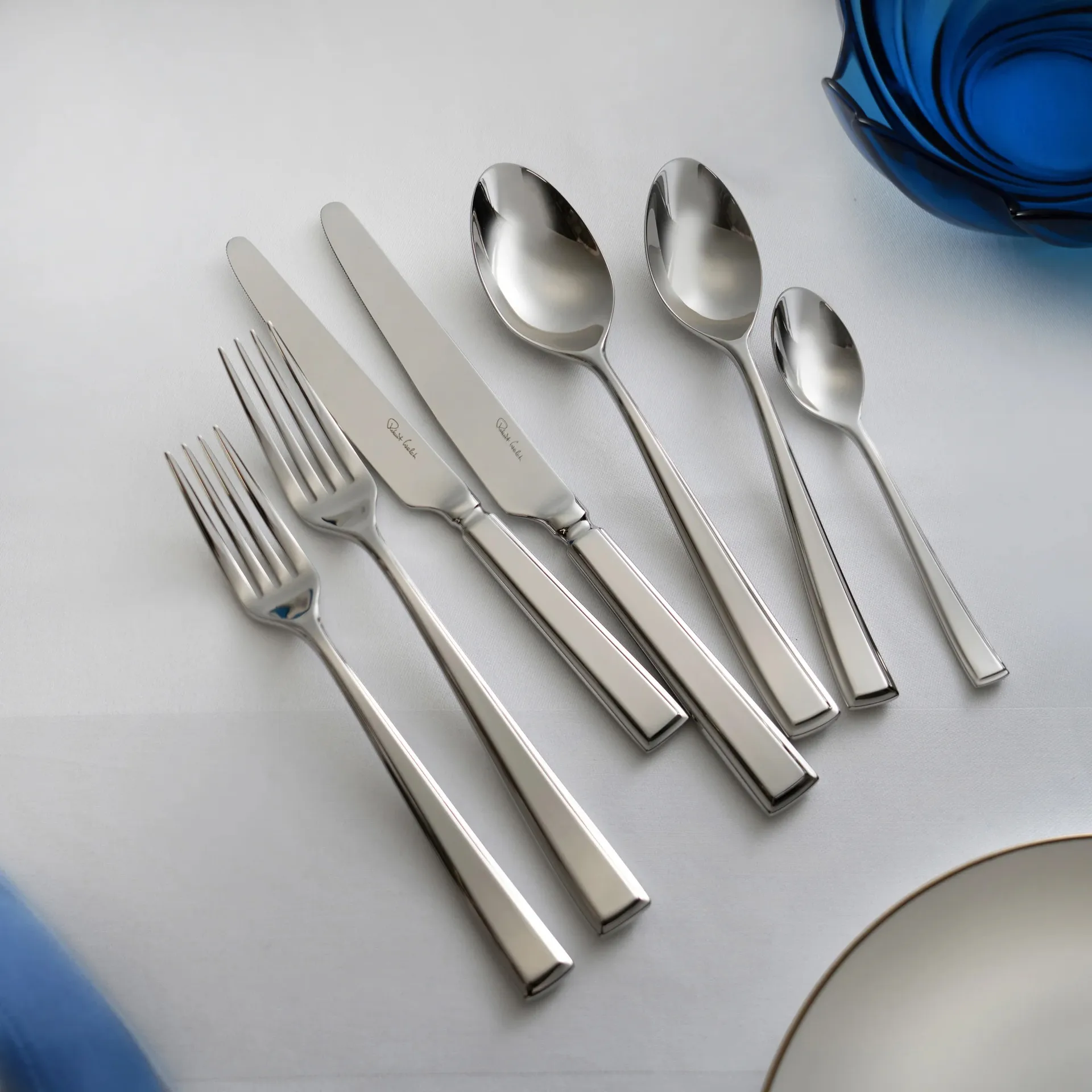 Fairford bright bestickset, Rostfritt stål, 84 delar Robert Welch