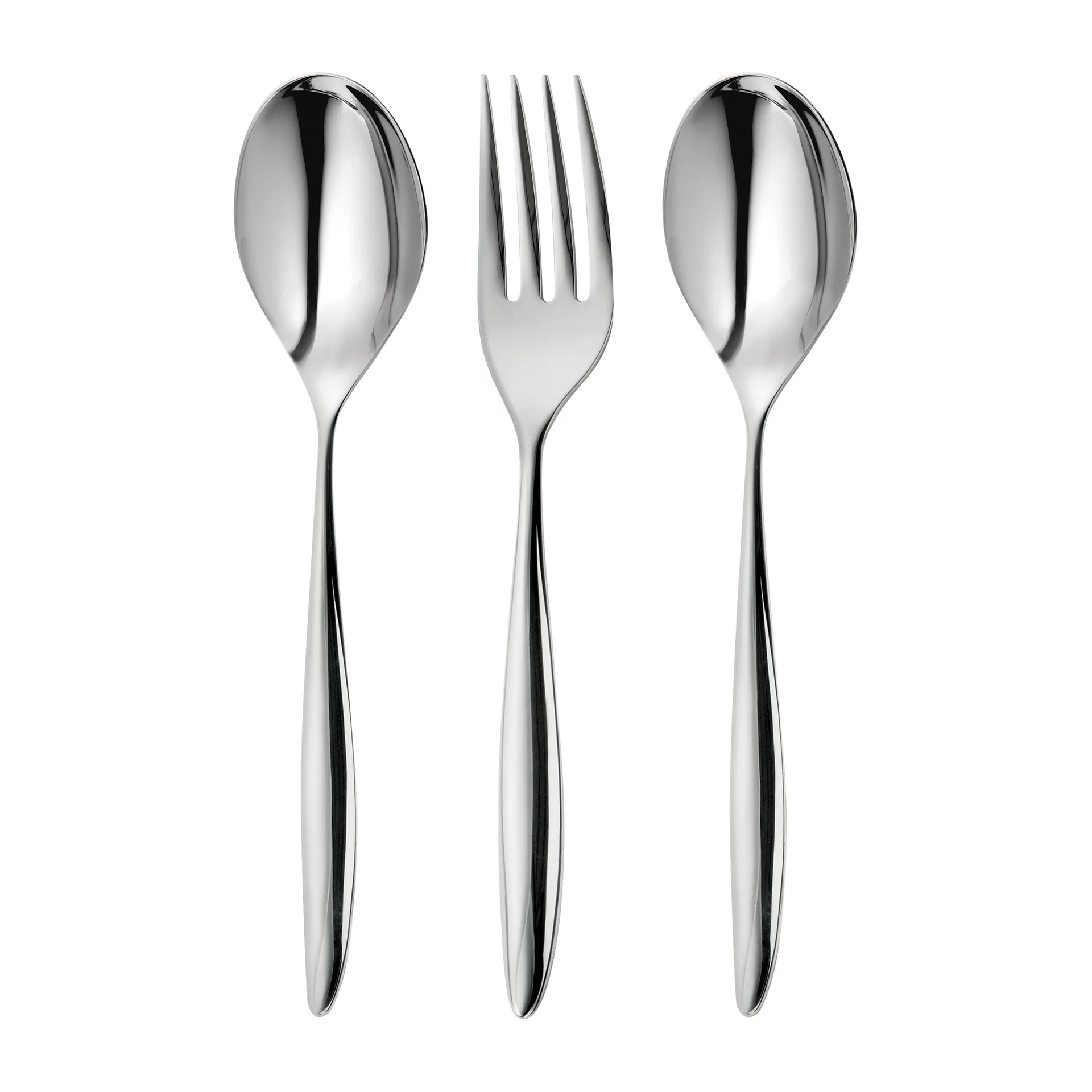 Hidcote Bright serveringsbestick 3 delar, Rostfritt stål Robert Welch