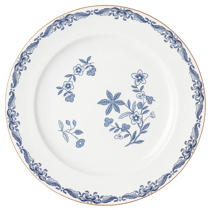 Ostindia tallrik flat - Blå, Ø21 cm - Rörstrand