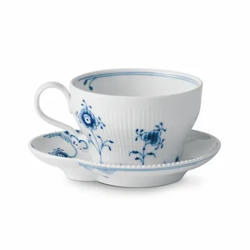 Blue Elements kopp med fat 26 cl - 26 cl - Royal Copenhagen