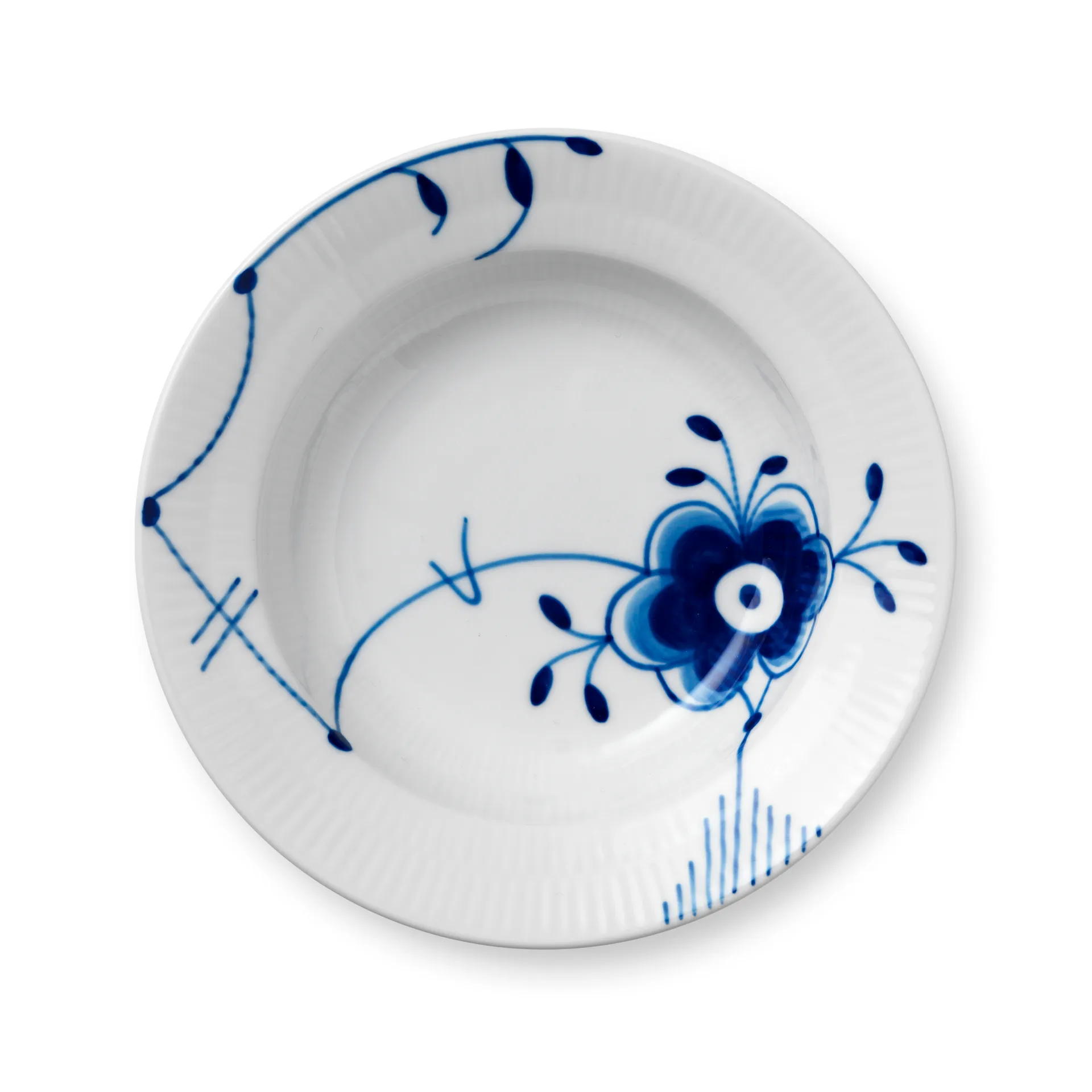 Blue Fluted Mega djup tallrik, Ø 17 cm Royal Copenhagen