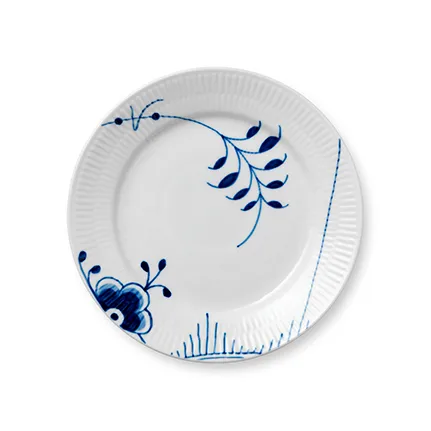 Blue Fluted Mega tallrik 2, Ø 19 cm Royal Copenhagen