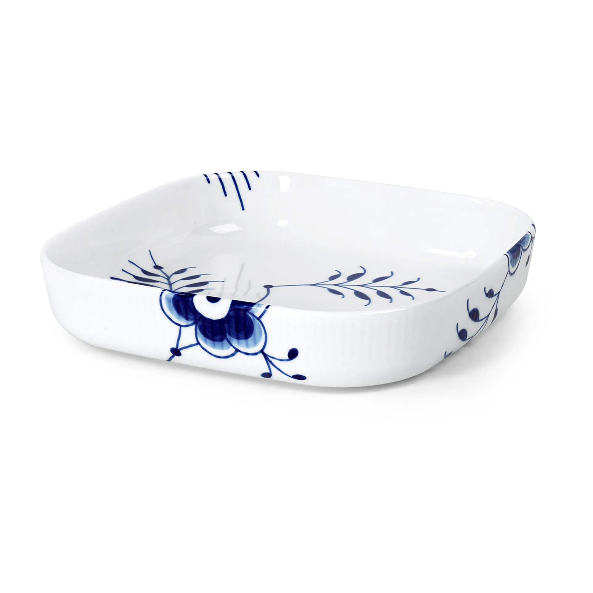 Blue Fluted Mega ugnsform fyrkantig, 25x25 cm Royal Copenhagen