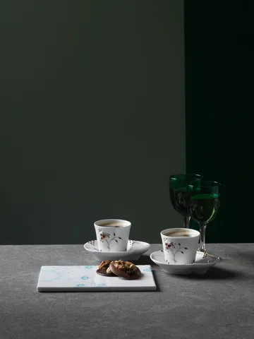 Multicoloured Elements mocca espressokopp och fat - 10 cl - Royal Copenhagen