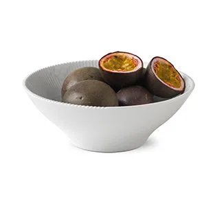 White Elements djup skål, 78 cl Royal Copenhagen