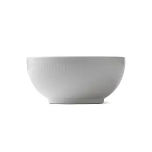 White Fluted skål, Ø 13 cm Royal Copenhagen