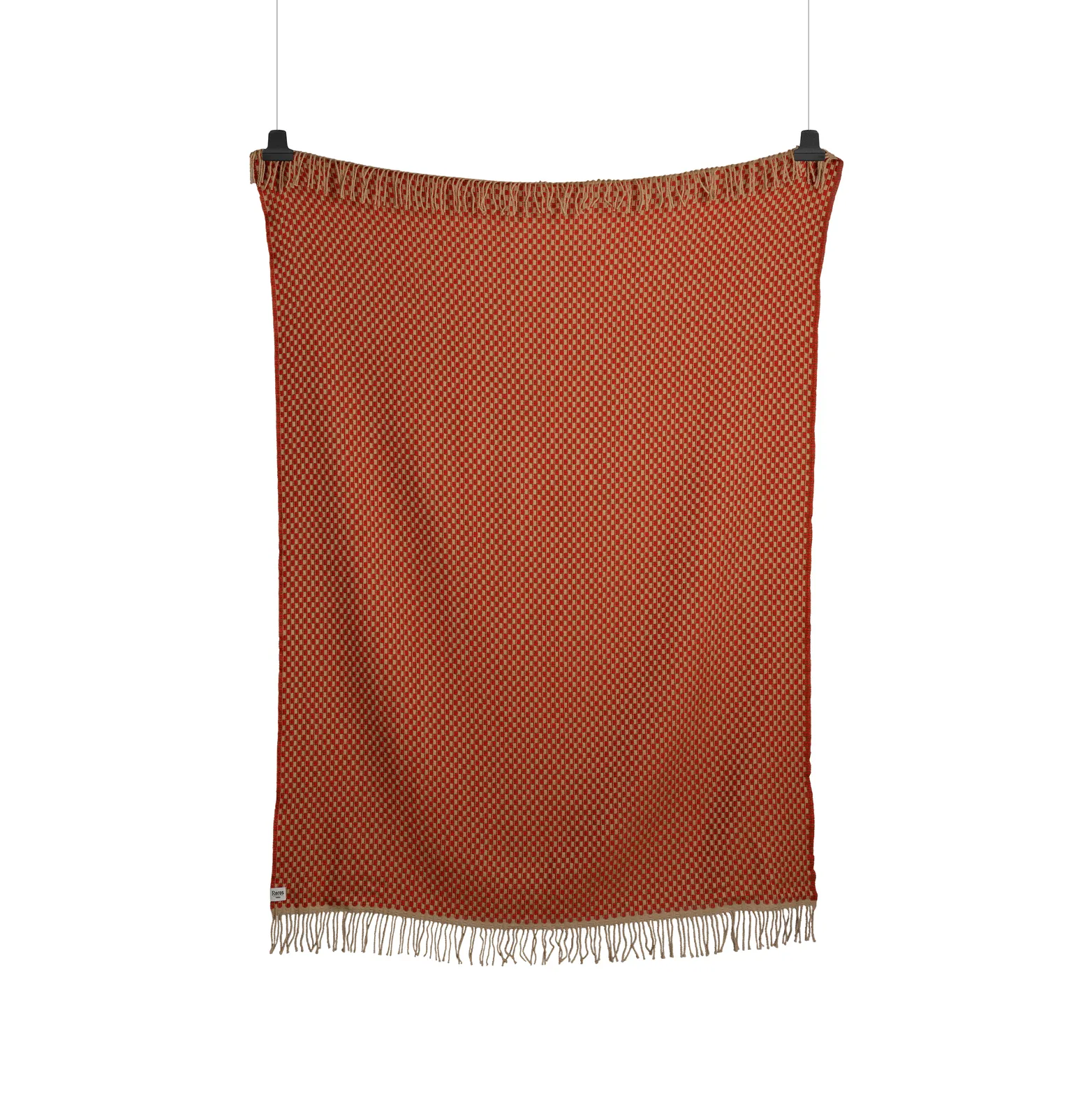 Isak pläd 150x210 cm, Red sumac Røros Tweed