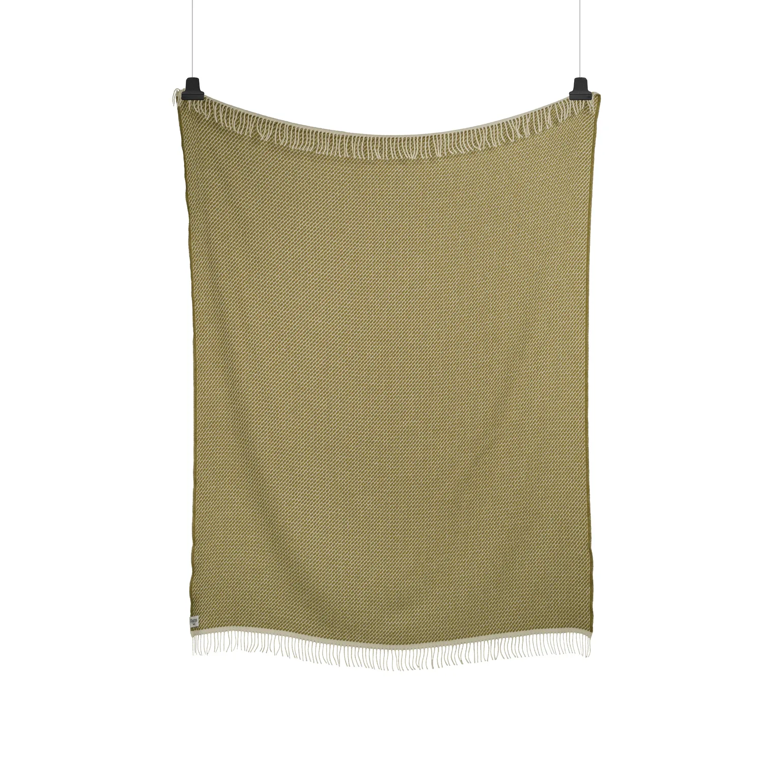Mello pläd 150x210 cm, Leaf green Røros Tweed