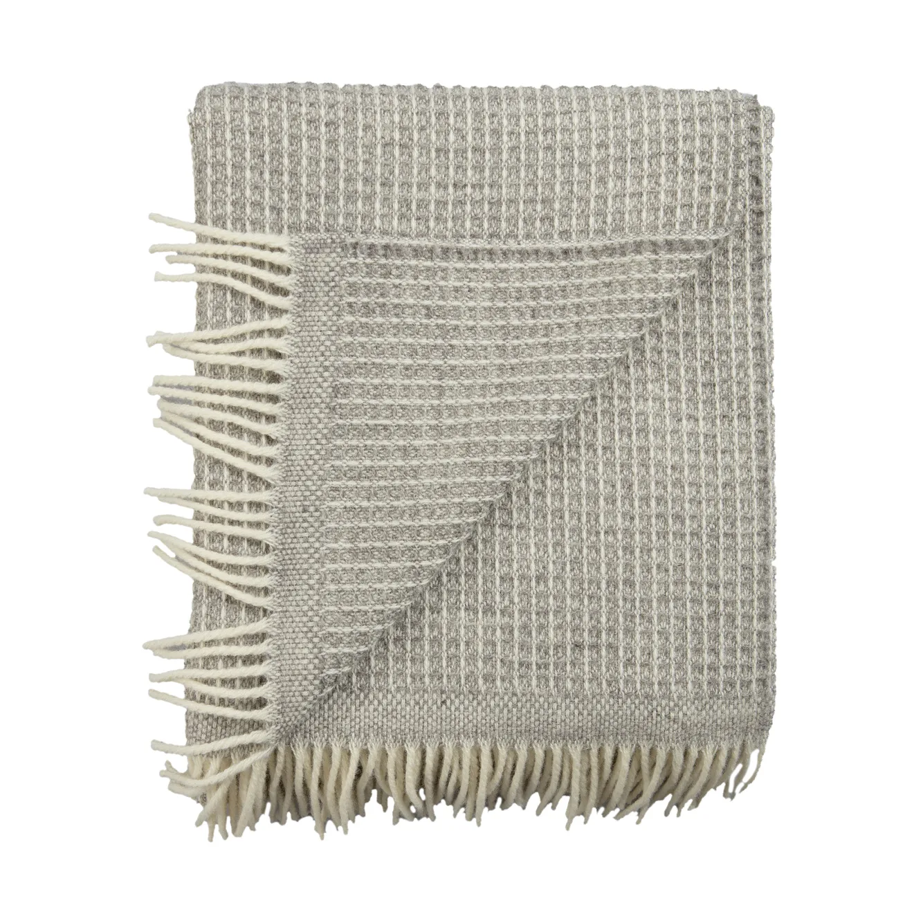 Vega pläd 150x210 cm, Grey Røros Tweed