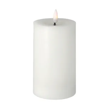 Bright Melt blockljus LED 15 cm - Vit - Scandi Essentials