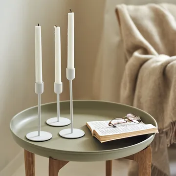 Arctic ljusstake 14 cm - Vit - Scandi Living