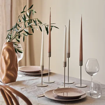 Arctic ljusstake 18 cm - Beige - Scandi Living